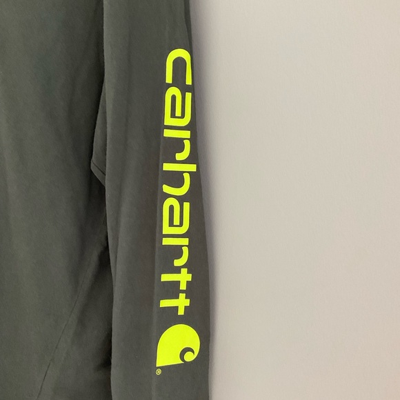 Carhartt, army green long-sleeved shirt - Picture 5 of 7